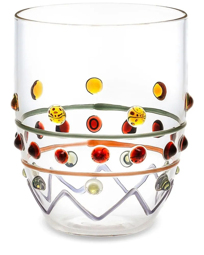 Dolce & Gabbana Carretto Trinkglas aus Muranoglas - Weiß Weiß