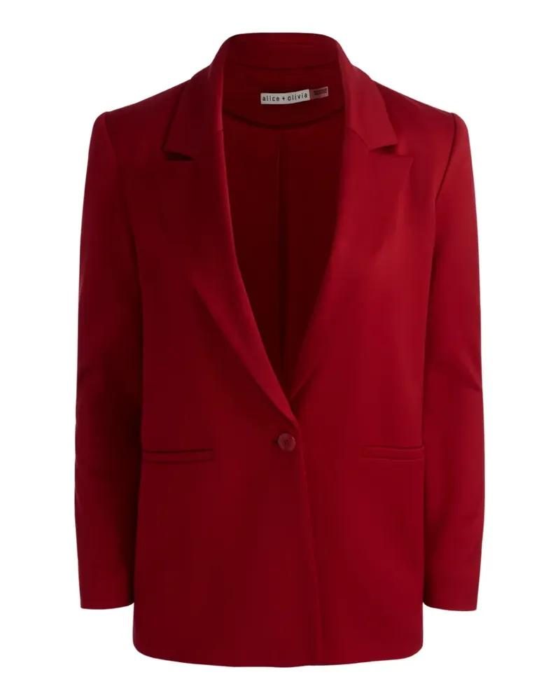 Alice + Olivia Denny notch-collar blazer - Rot Rot