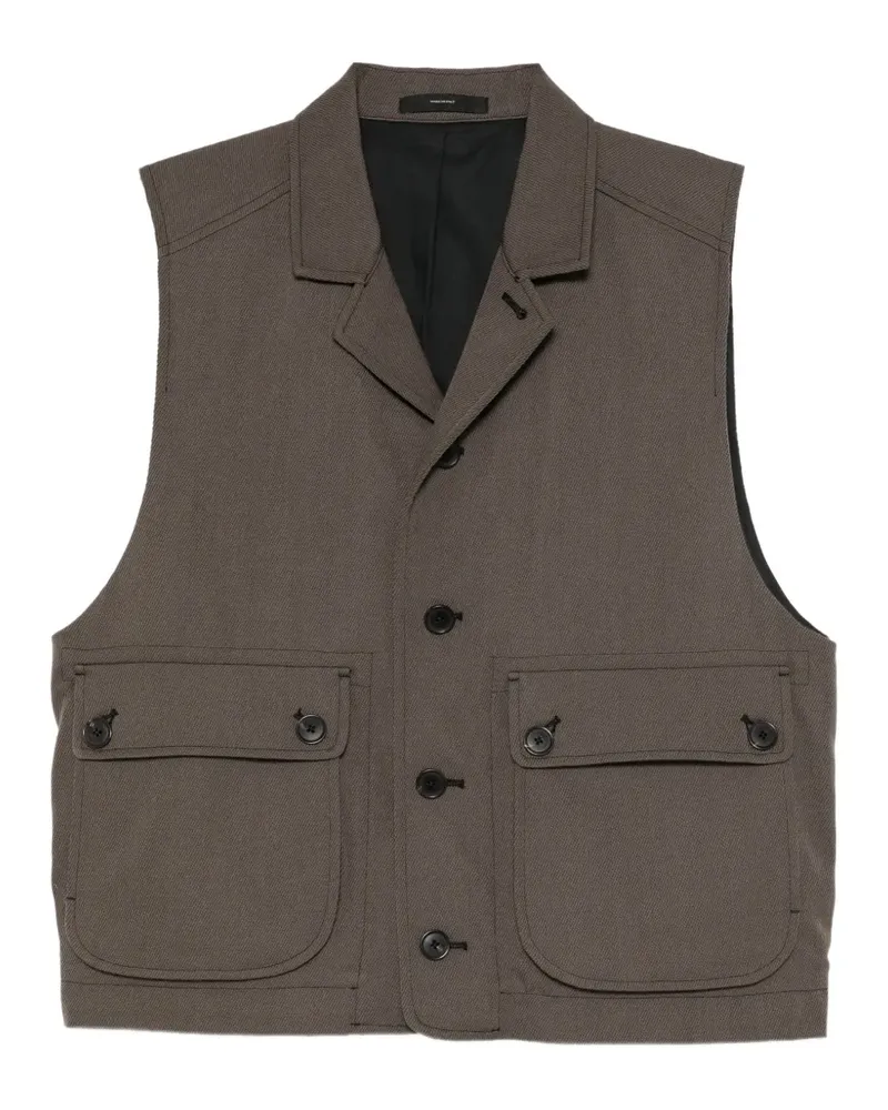Paul Smith twill vest jacket - Braun Braun