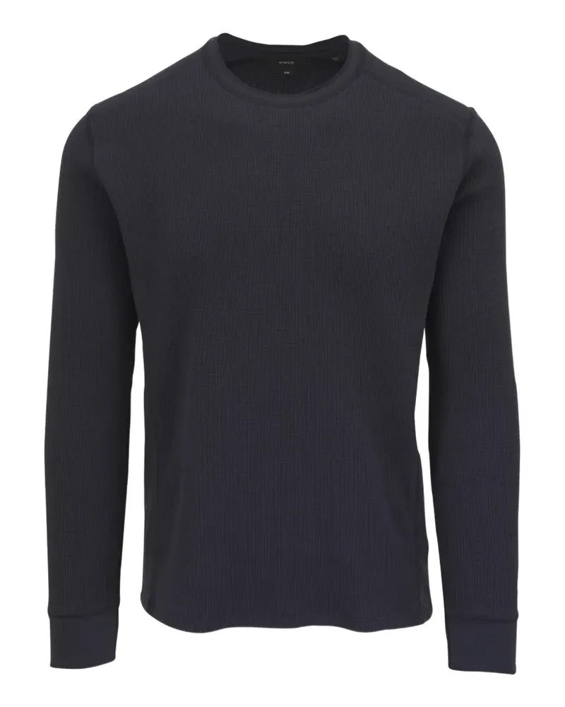 Vince ribbed long-sleeve T-shirt - Blau Blau