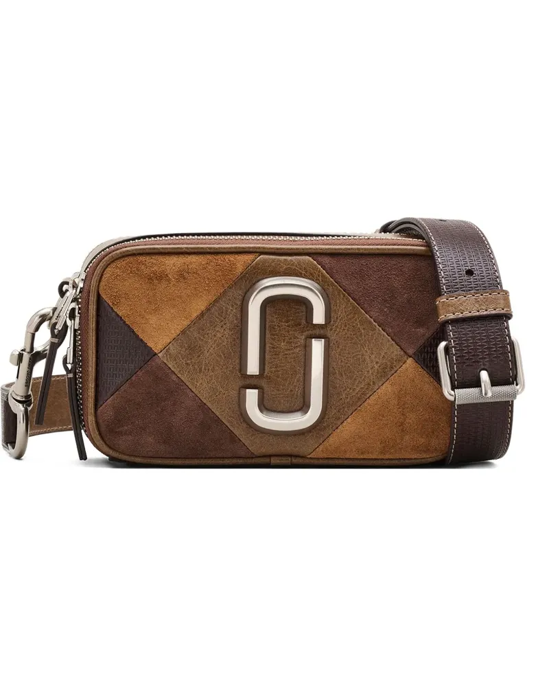 Marc Jacobs Snapshot Umhängetasche im Patchwork-Design - Braun Braun
