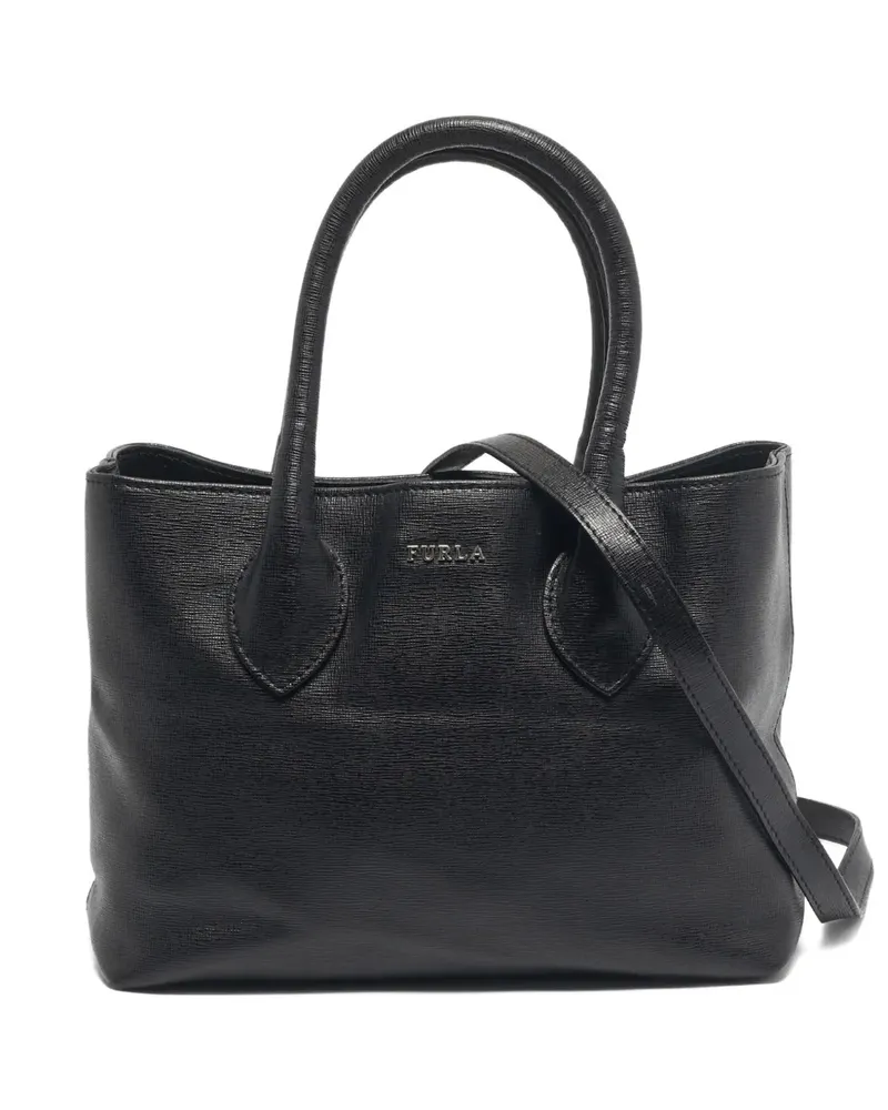 Furla Tote Bag mit mittlerem Reißverschluss - Schwarz Schwarz