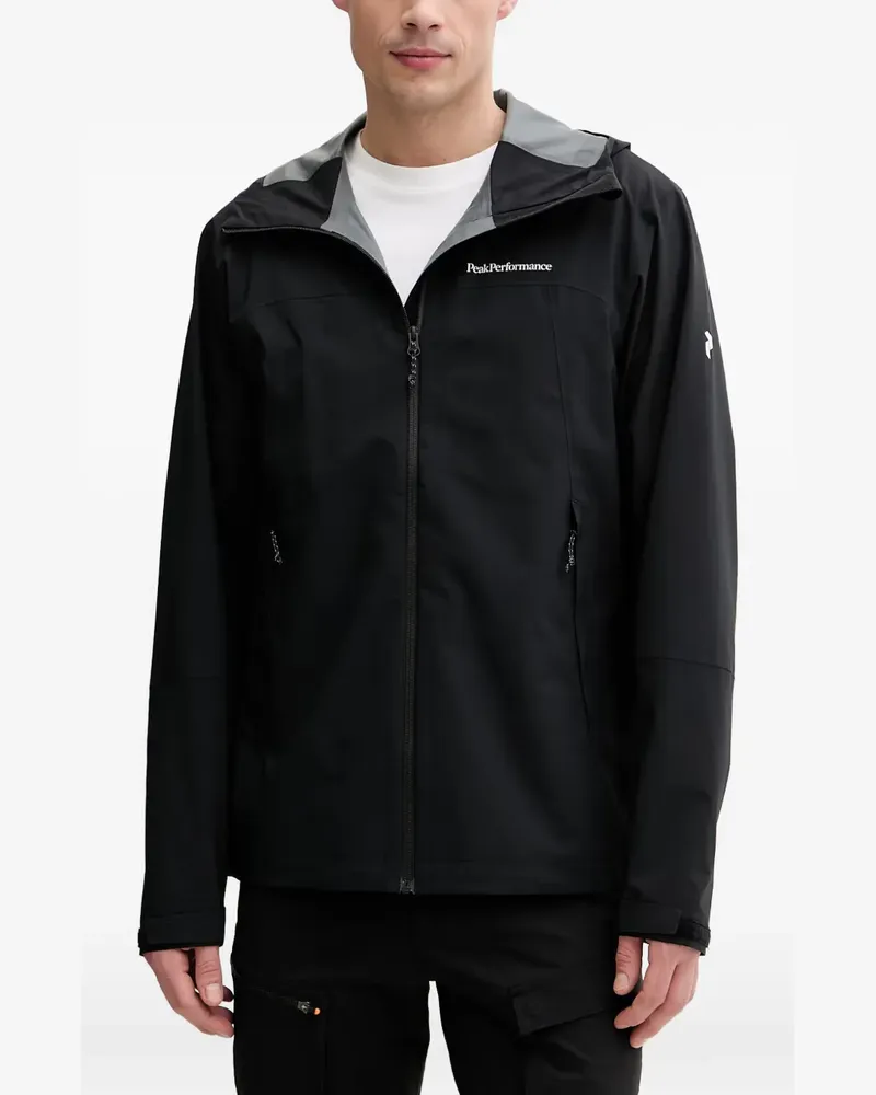 Peak Performance Trail HIPE® Sportjacke - Schwarz Schwarz