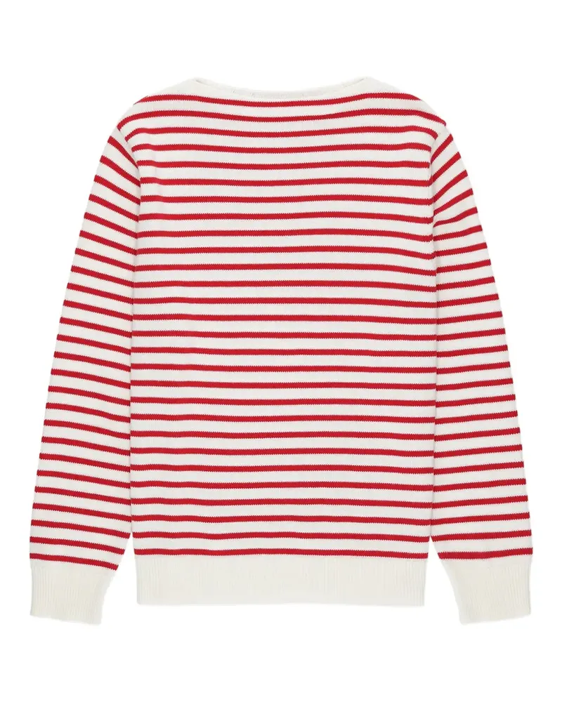 Fortela Gestreifter Noha1 Pullover - Weiß Weiß