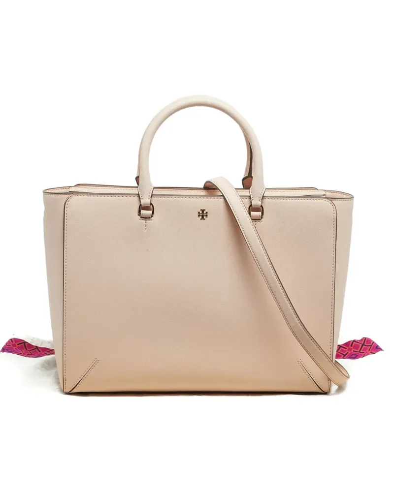 Tory Burch Robinson Tote Bag - Nude Nude