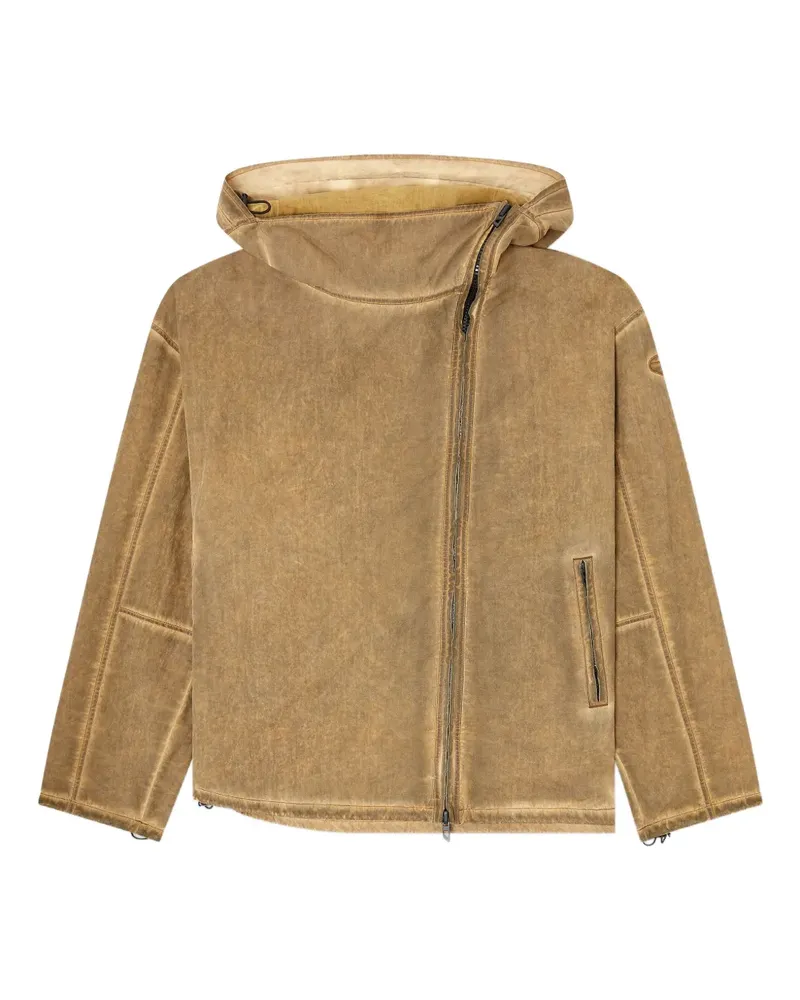 Diesel J-Squad-Treat hooded zip jacket - Braun Braun