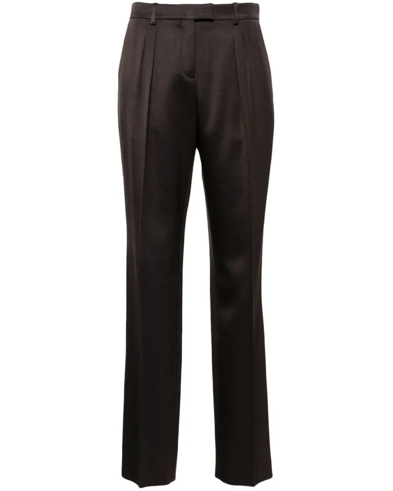 Tom Ford Hose mit Bundfalten - Braun Braun