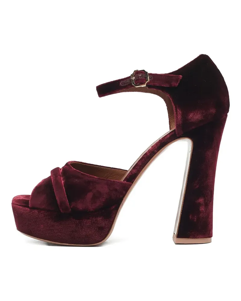 Malone Souliers velvet platform sandals - Rot Rot