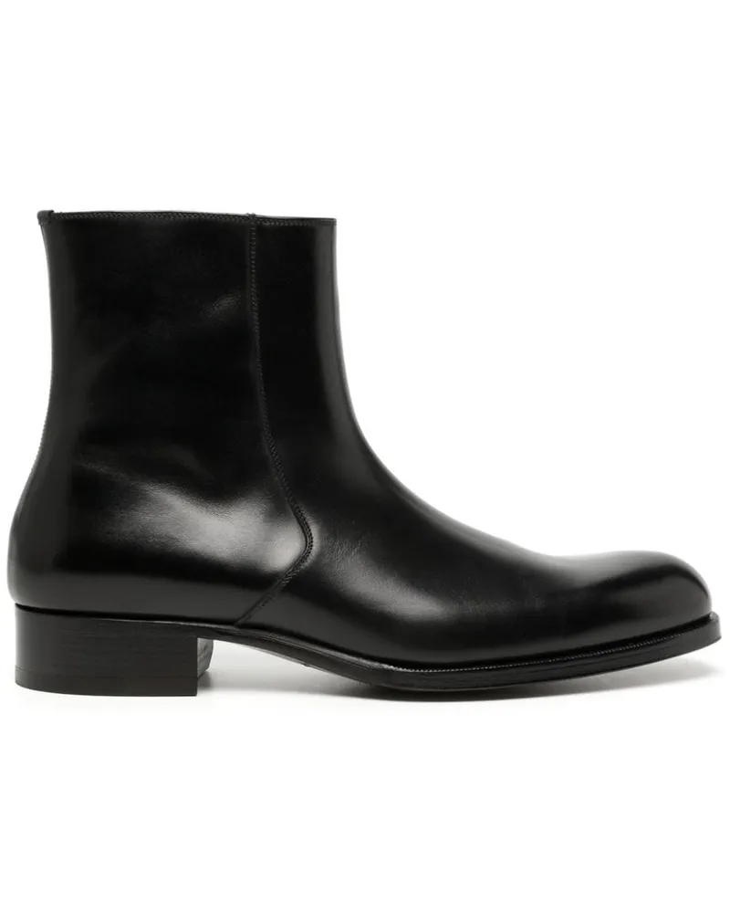 Tom Ford Edgar Stiefel - Schwarz Schwarz