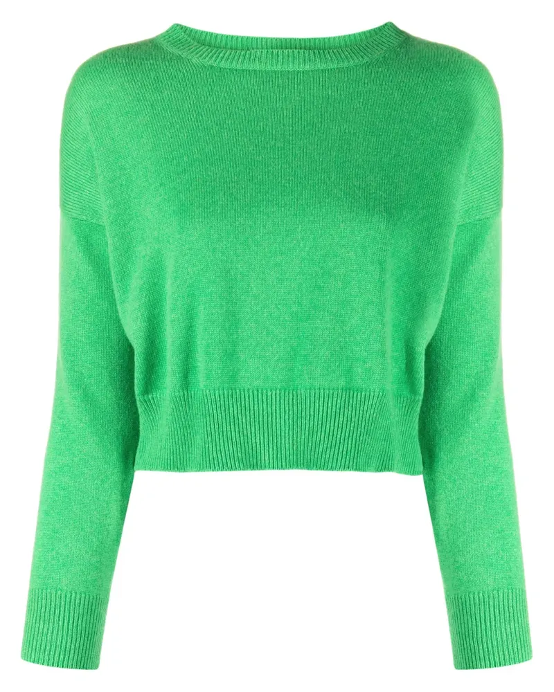 Teddy Cashmere Genova Cropped-Pullover aus Kaschmir - Grün Grün