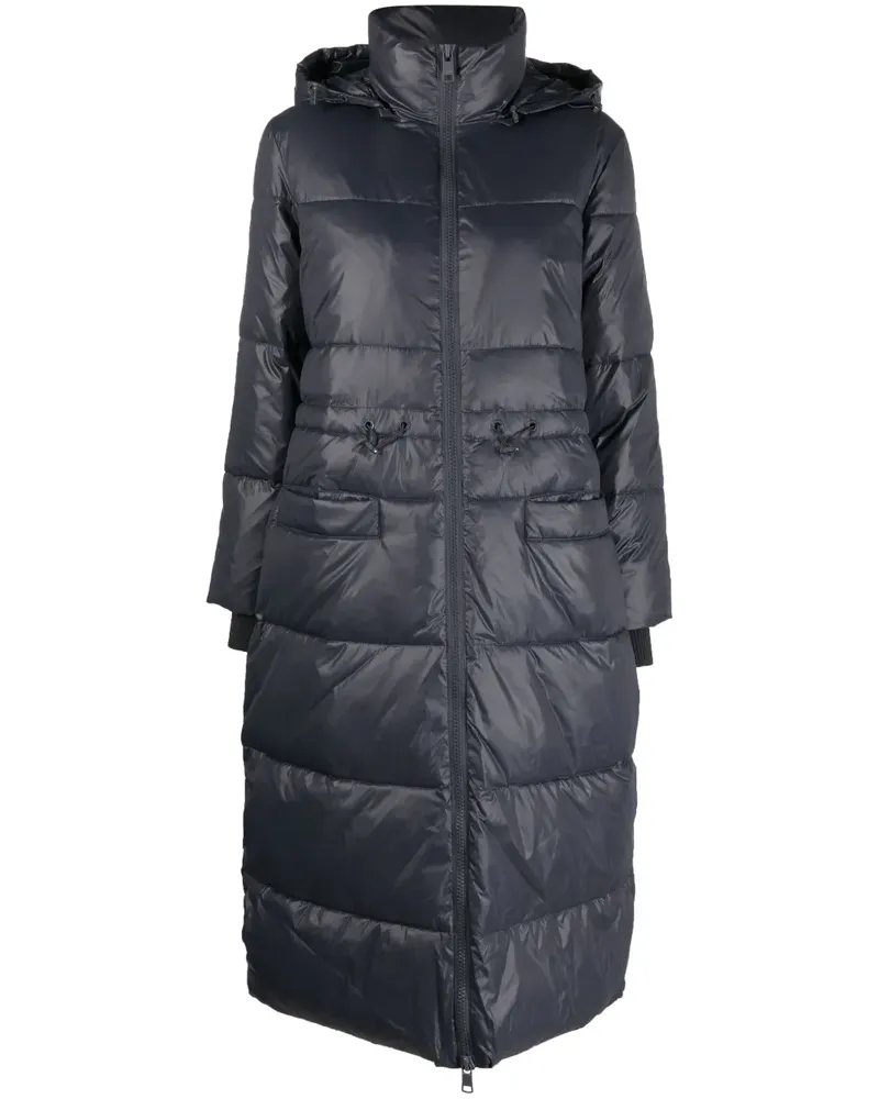 Armani Exchange Gefütterter Kapuzenmantel - Blau Blau