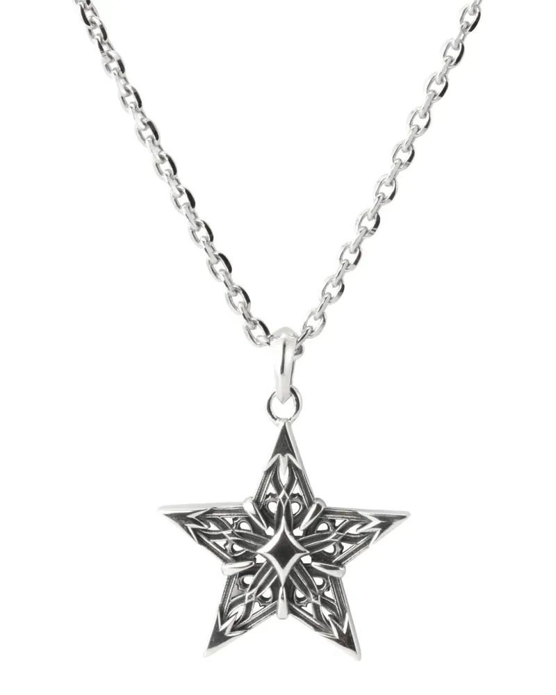 Emanuele Bicocchi Große Stella Halskette mit Sternanhänger - Silber Silber