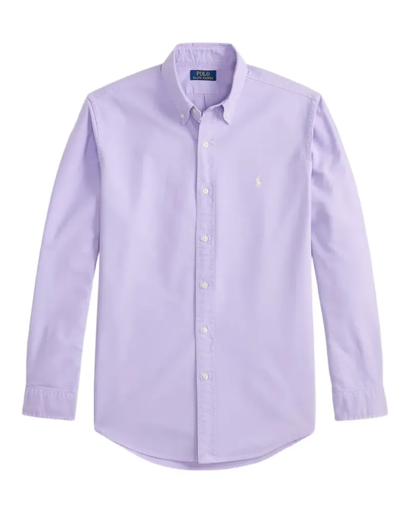 Ralph Lauren Hemd mit Logo-Stickerei - Violett Violett