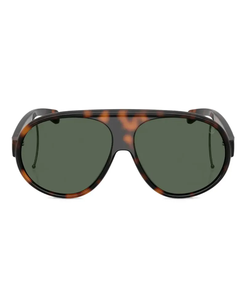 Moncler Getönte Pilotenbrille - Braun Braun
