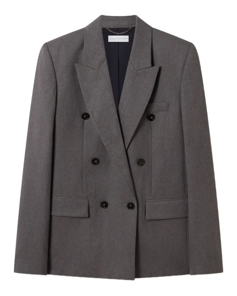 Stella McCartney Doppelreihiges Sakko - Grau Grau