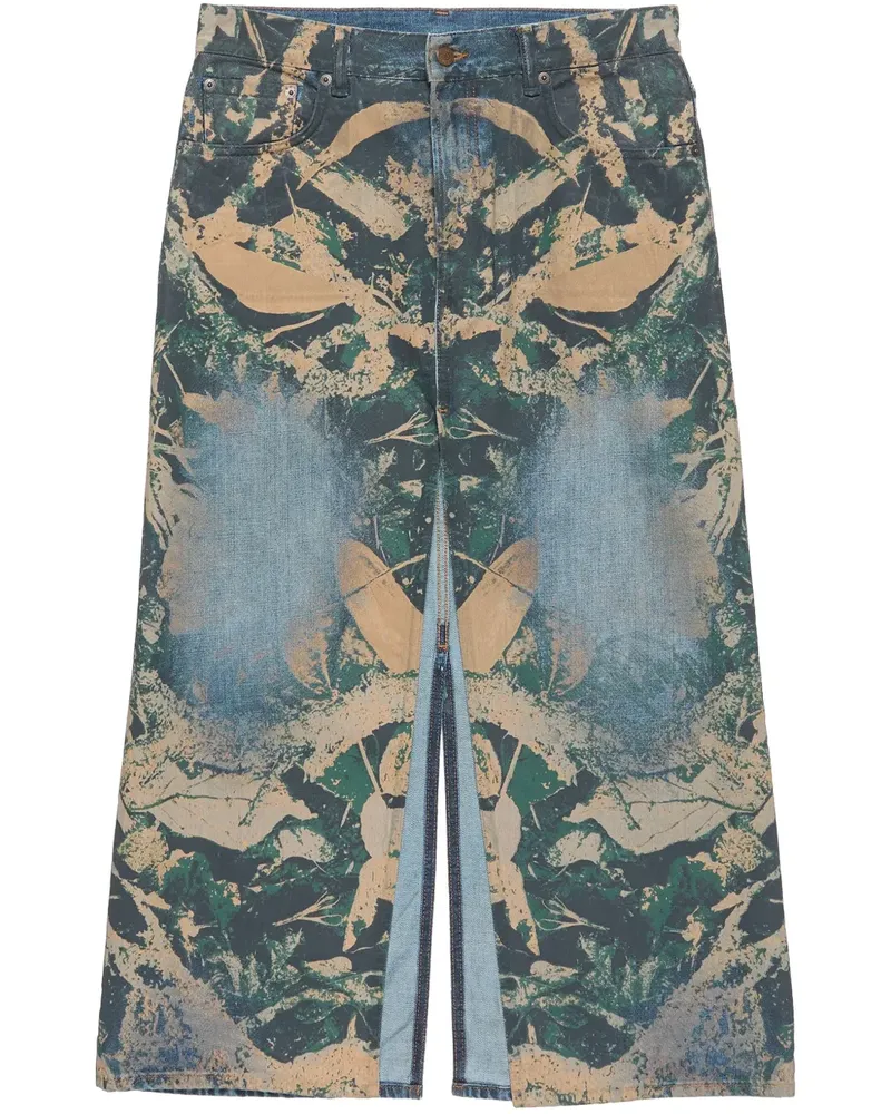 Acne Studios Midirock aus Denim - Blau Blau