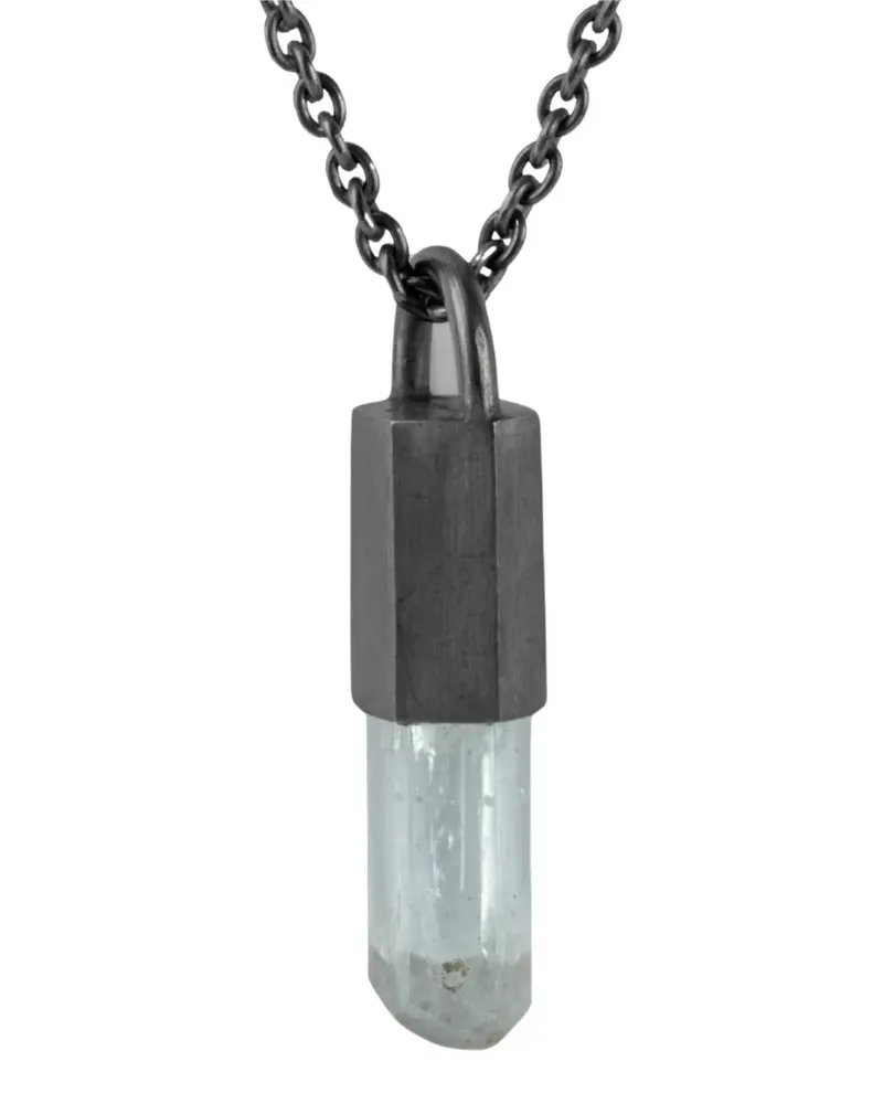 Parts Of Four Talisman Halskette mit Aquamarin - Silber Silber
