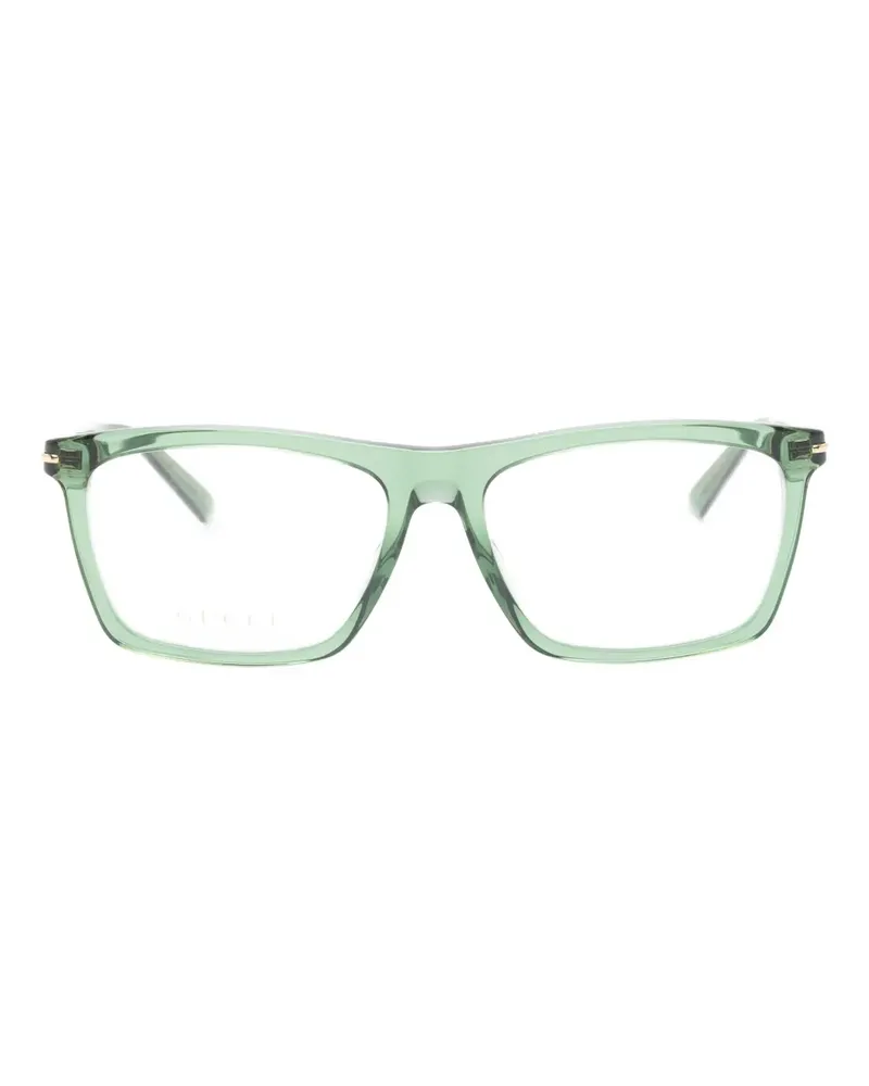 Gucci rectangle glasses - Grün Grün