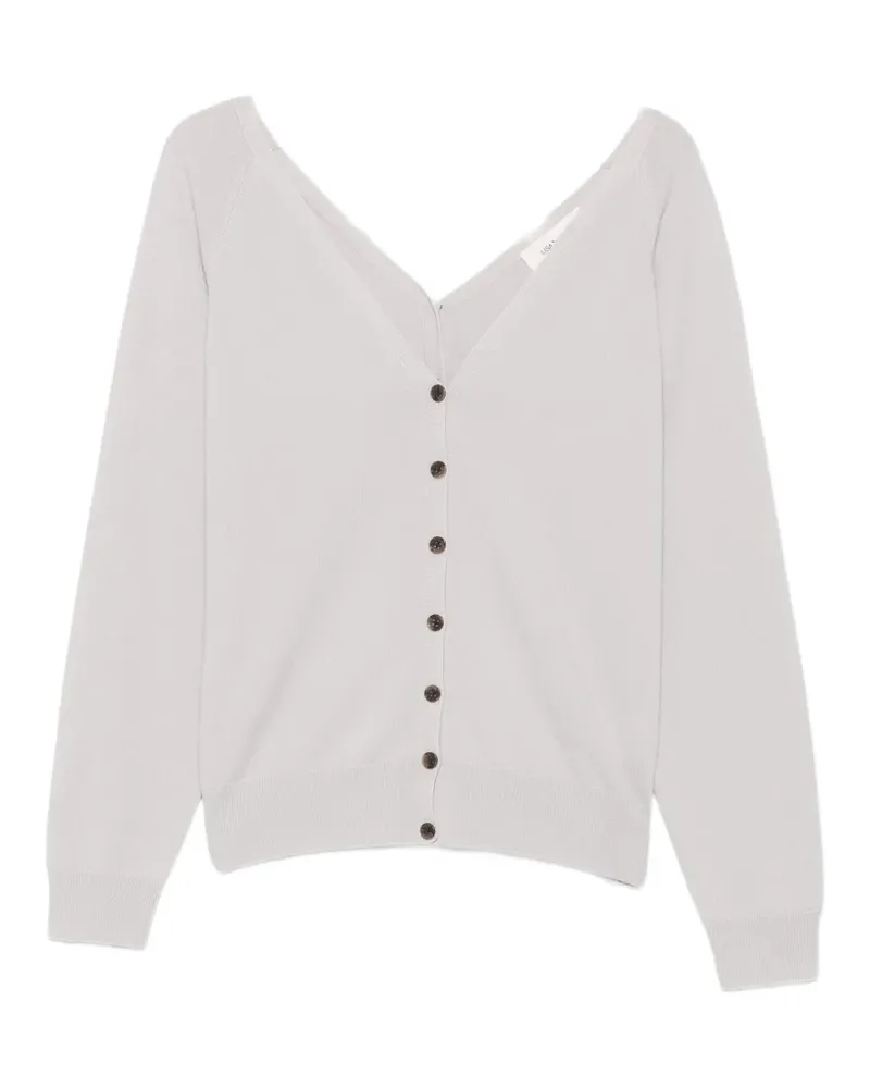 Lisa Yang Jiani V-neck button-down cardigan - Grau Grau