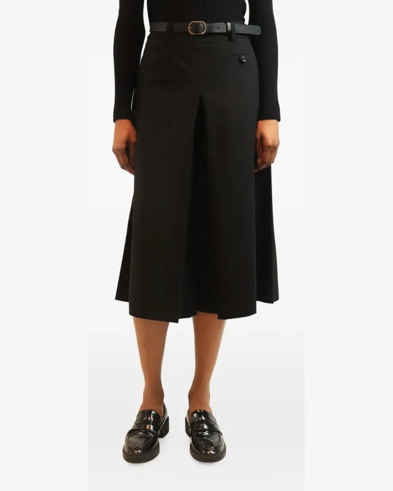 Sea belted culottes - Schwarz Schwarz