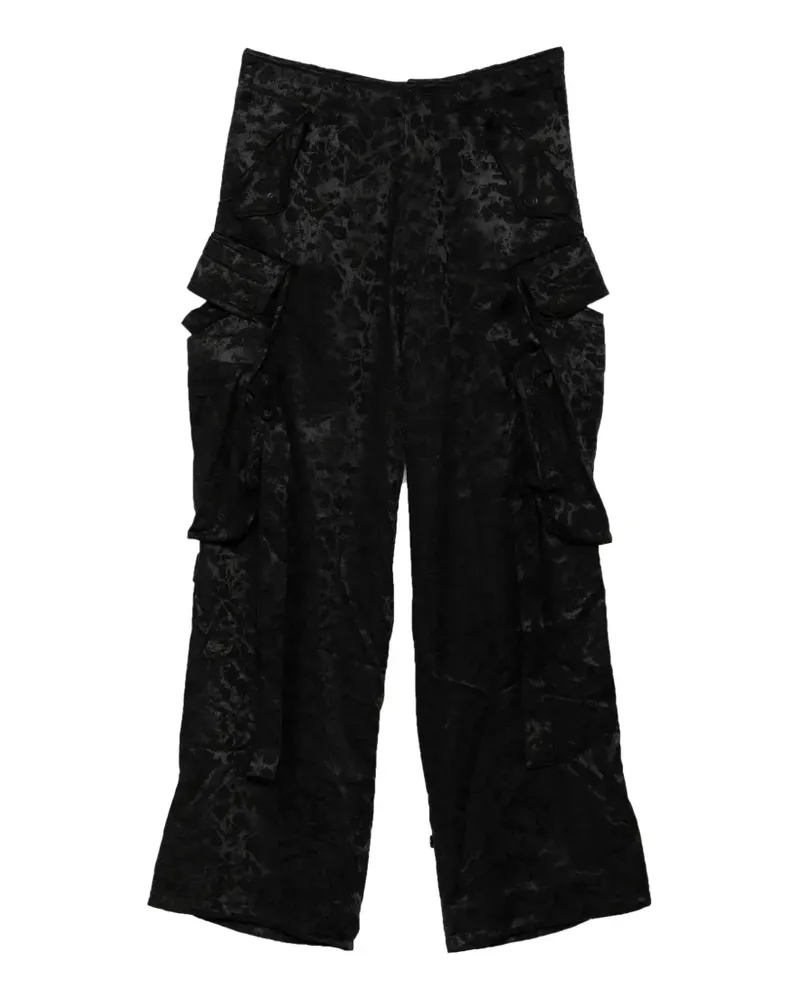 Julius gas mask trousers - Schwarz Schwarz