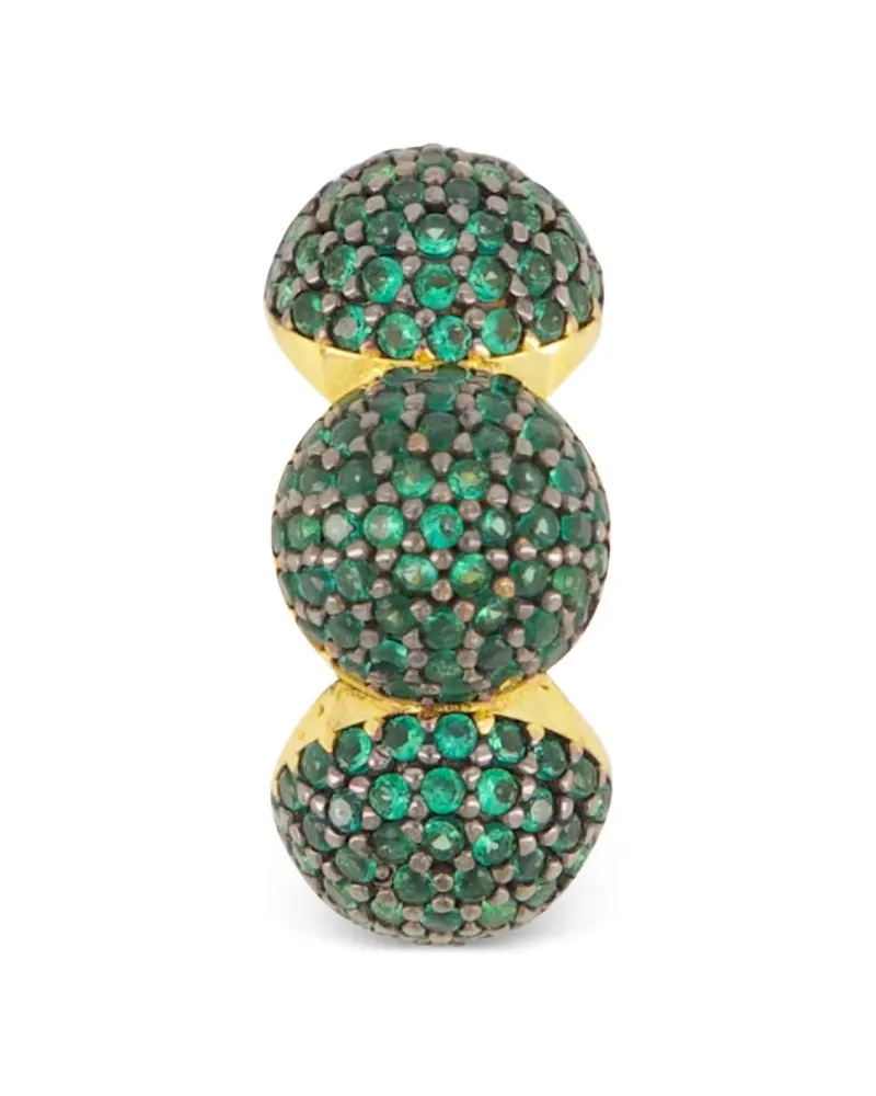 Begüm Khan Maharani zirconia ear cuff - Gold Gold