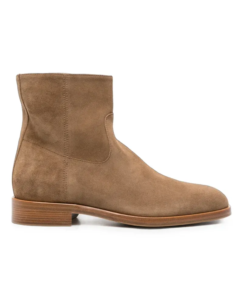 Henderson suede side-zip boots - Braun Braun