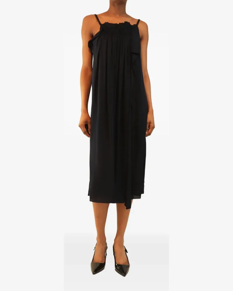 3.1 phillip lim embroidered-strap midi dress - Blau Blau