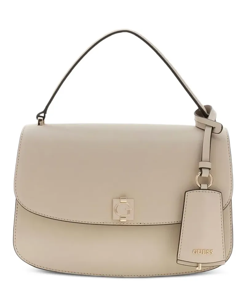 Guess Audrey foldover-top tote bag - Nude Nude