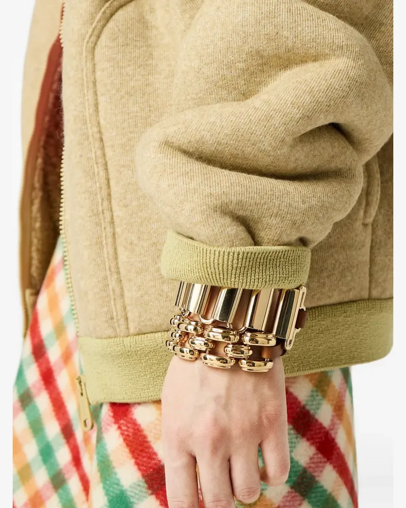 Miu Miu Armband aus Leder - F0C1U Gold/Silver F0c1u