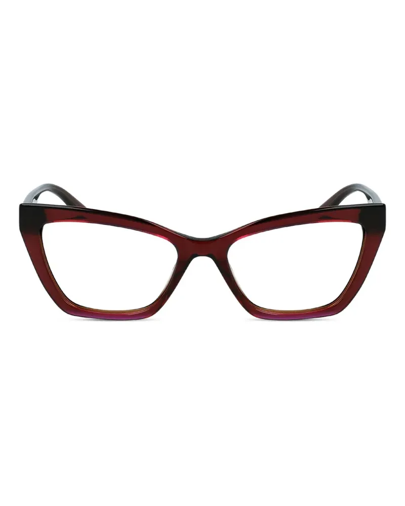 Karl Lagerfeld Cat-Eye-Brille - Rot Rot