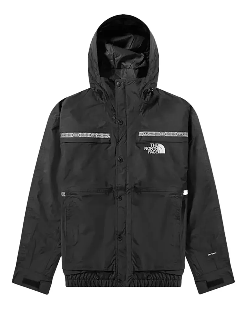 The North Face logo-embroidered jacket - Schwarz Schwarz