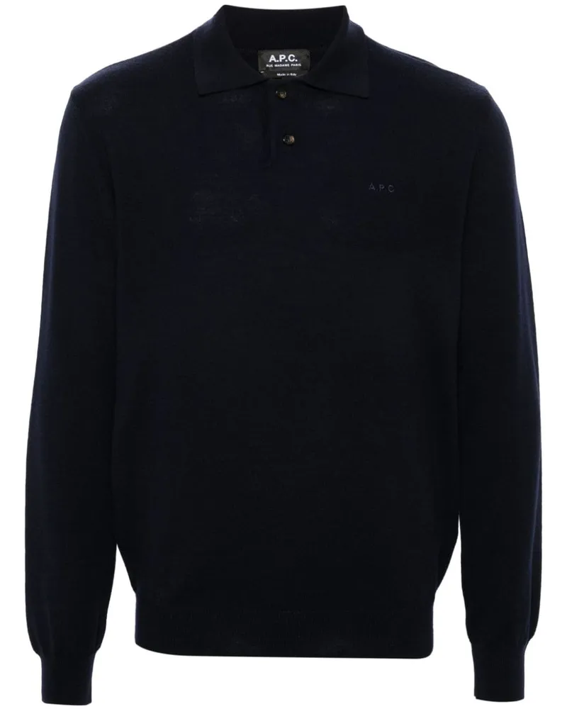 A.P.C. Jacob Poloshirt - Blau Blau