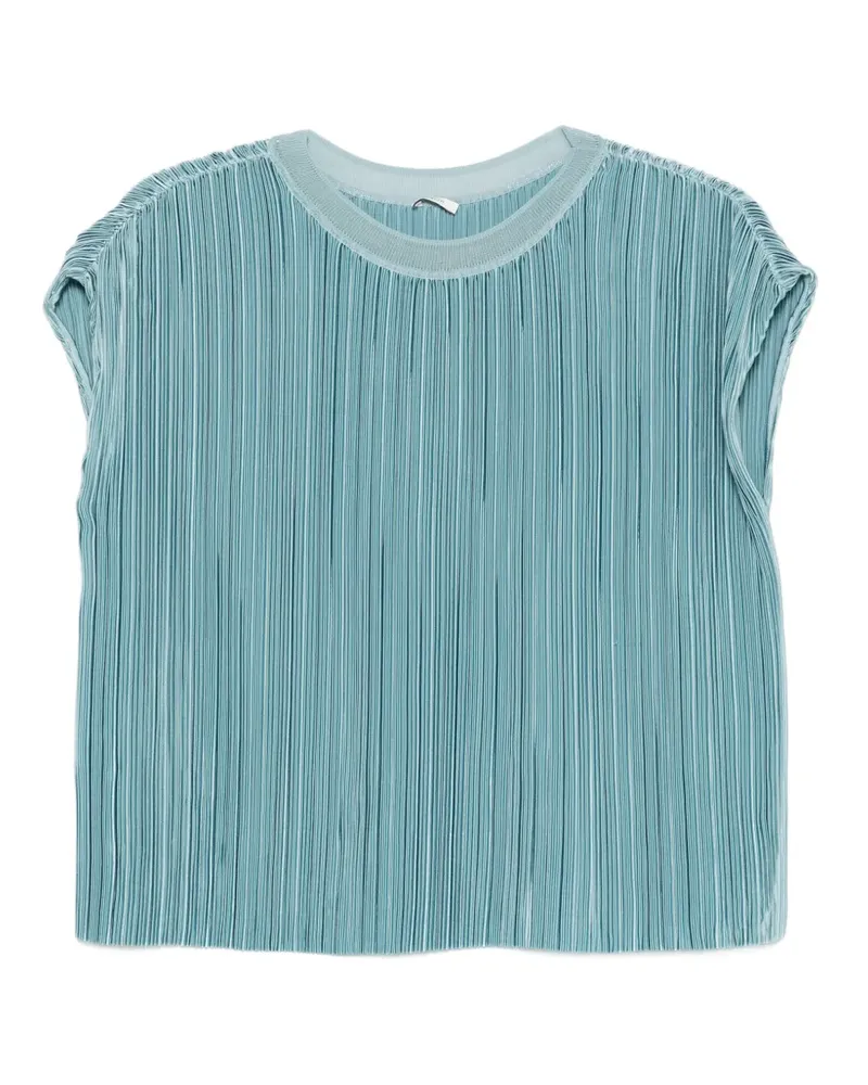 Joseph Cedre pleated T-shirt - Blau Blau