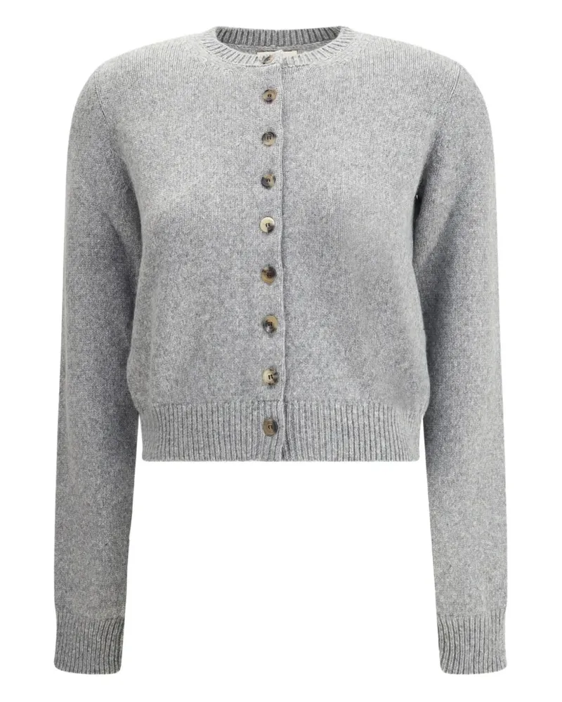 KHAITE Everheart Kaschmircardigan mit Knopfleiste - Grau Grau
