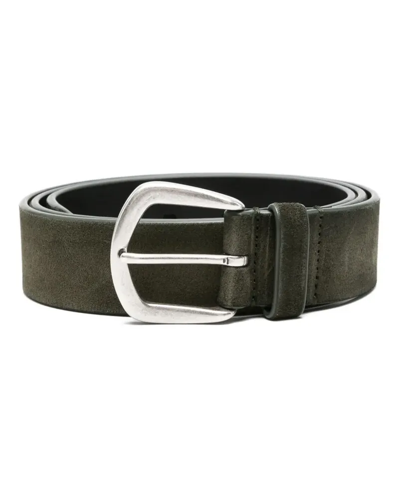 Officine Creative Italia suede buckle belt - Grün Grün