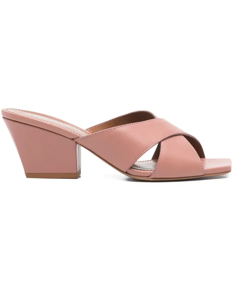 Paris Texas Arizona criss-cross mules - Rosa Rosa