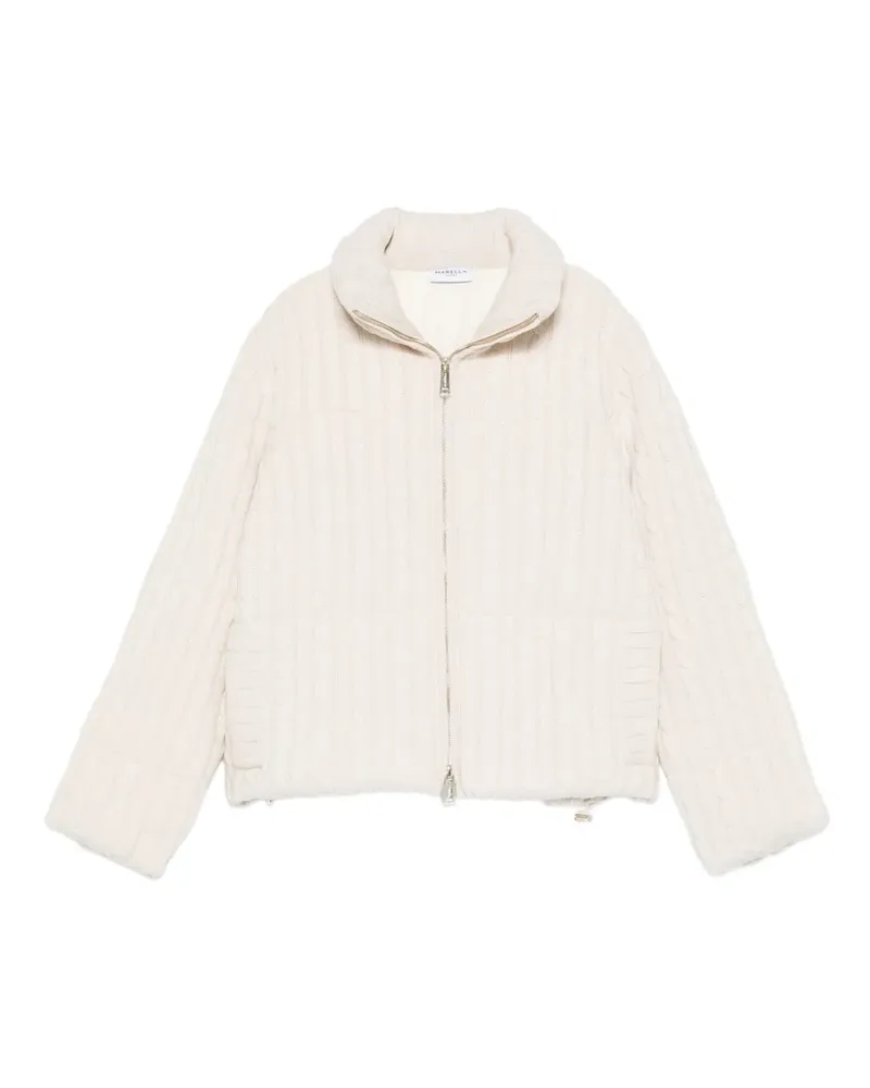 MARELLA cable-knit jacket - Nude Nude