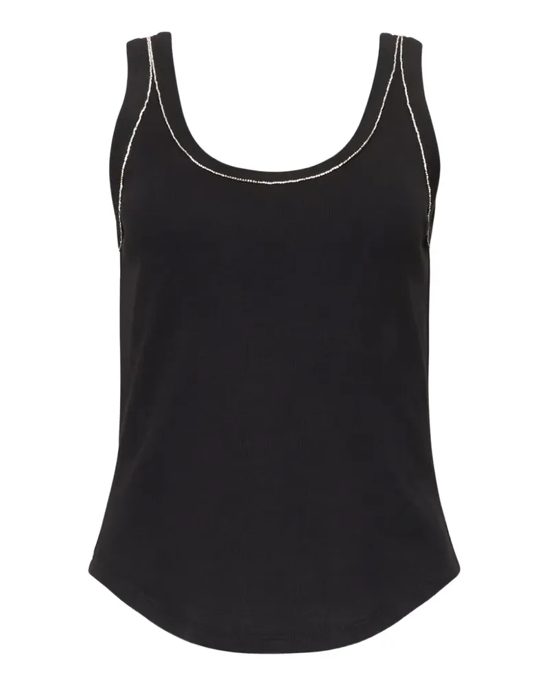 Cinq à Sept Quenta embellished tank top - Schwarz Schwarz