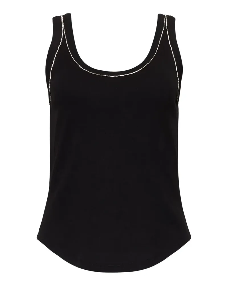 Cinq à Sept Quenta embellished tank top - Schwarz Schwarz