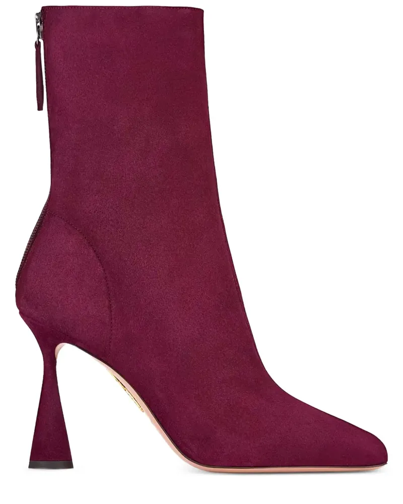 Aquazzura Amore Stiefel mit Reißverschluss 95mm - Violett Violett