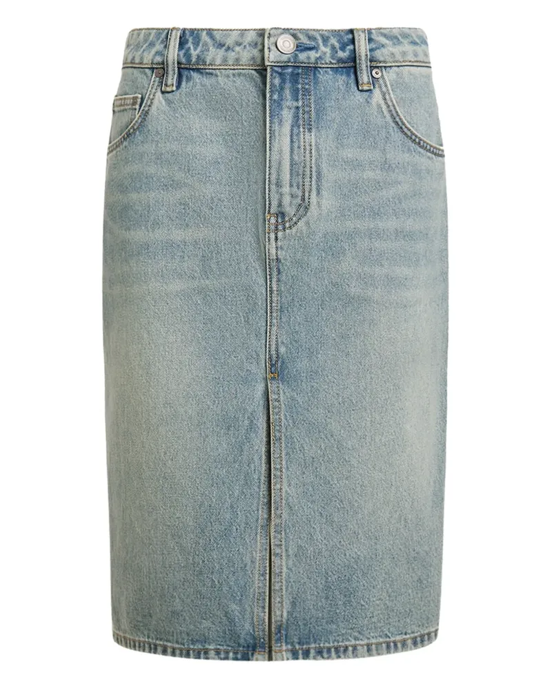 12 STOREEZ Midirock mit Schlitz - Blau Blau