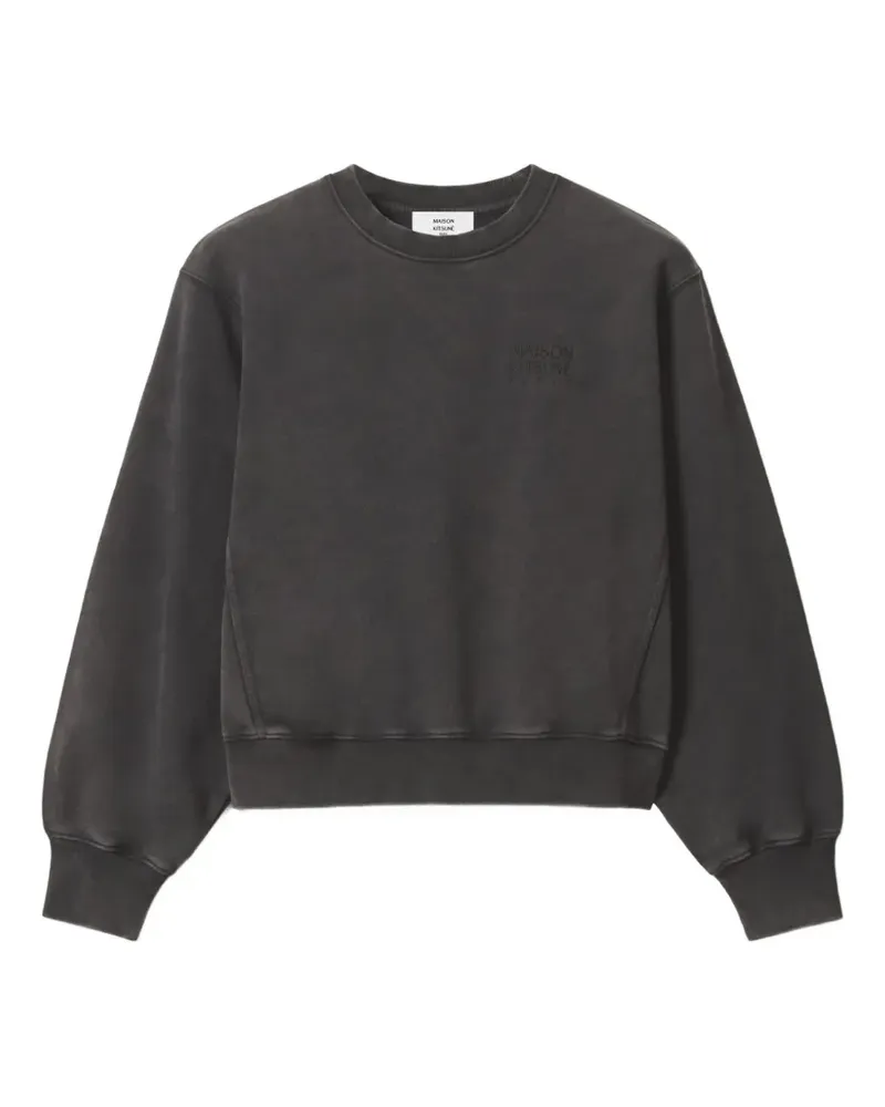 Kitsuné faded logo sweatshirt - Grau Grau