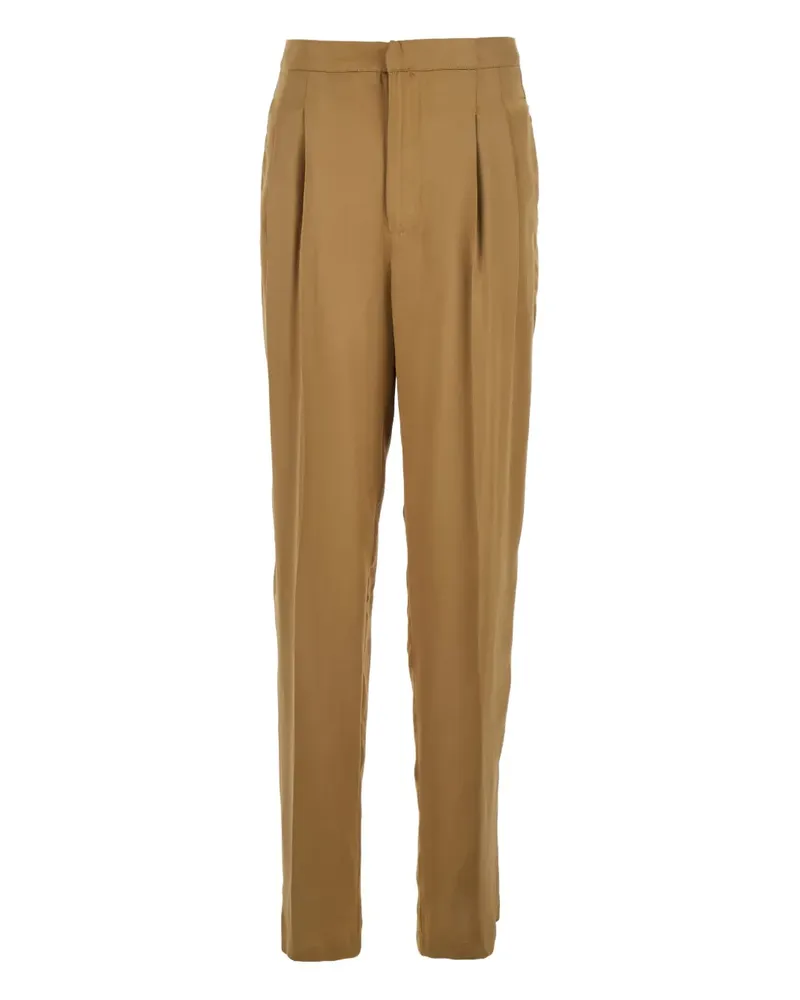 Twin-Set Plissierte Hose - Braun Braun