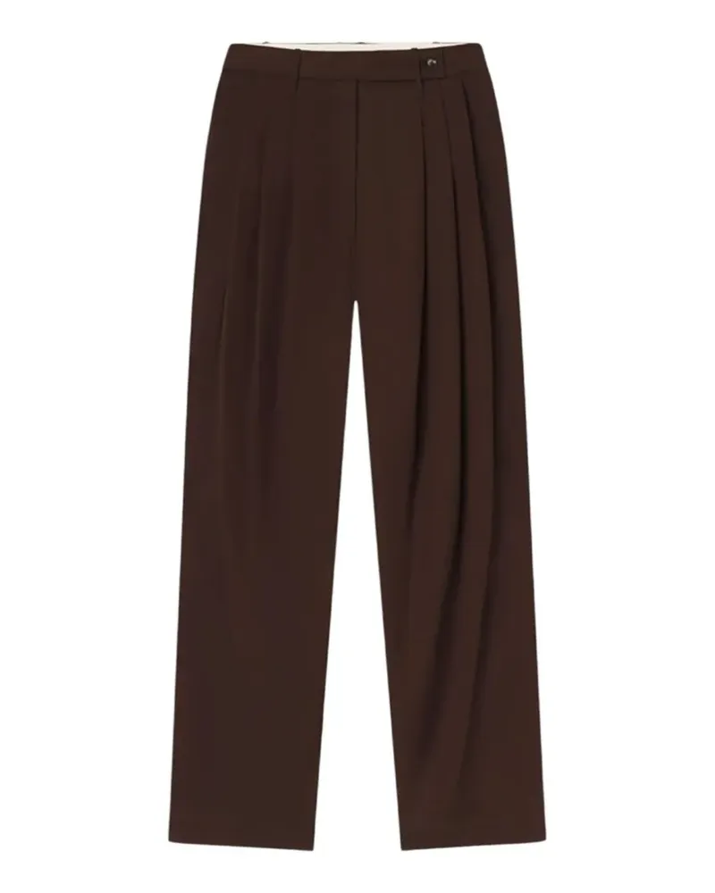 Co Klassische Bundfaltenhose - Braun Braun