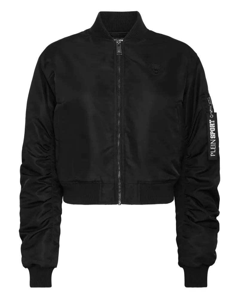 Philipp Plein Bomberjacke mit Icon-Detail - Schwarz Schwarz