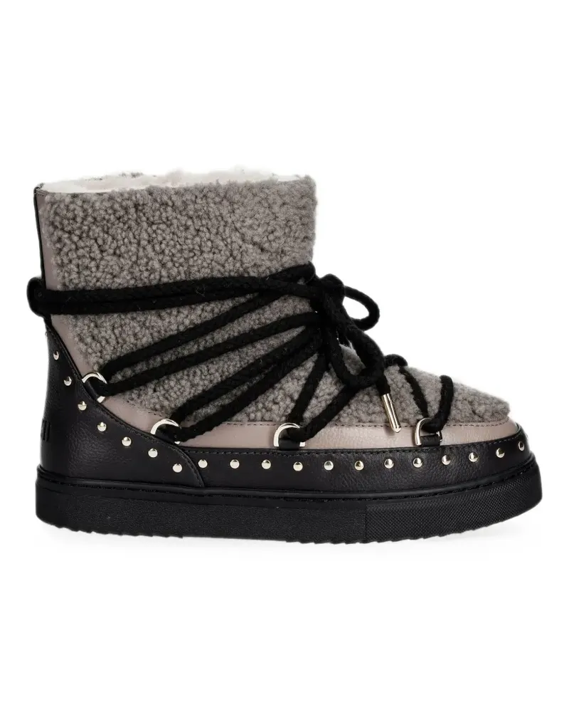 INUIKII Curly Rock studded ankle boots - Grau Grau