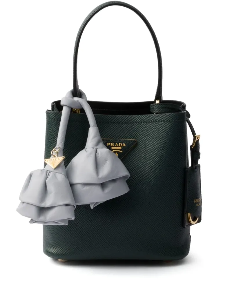Prada Panier Mini-Tasche - Grün Grün