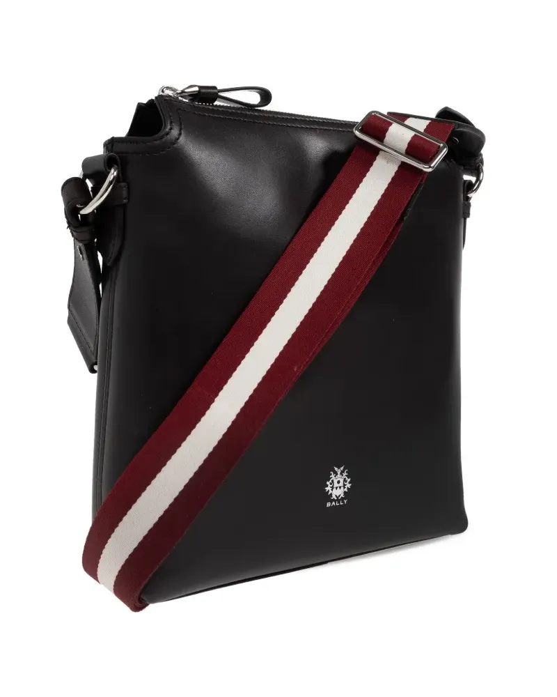 Bally Ray leather messenger bag - Schwarz Schwarz
