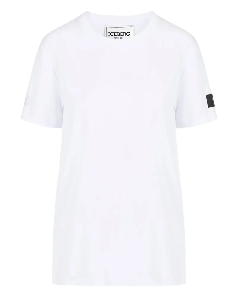 Iceberg logo-patch T-shirt - Weiß Weiß